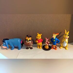Disney Winnie the Pooh PVC Cake Topper Figurines